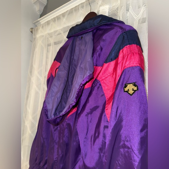 Vintage Descente Ski Jacket Colorblock | Men’s Large |80s Retro Trendy Luxury - Picture 4 of 14